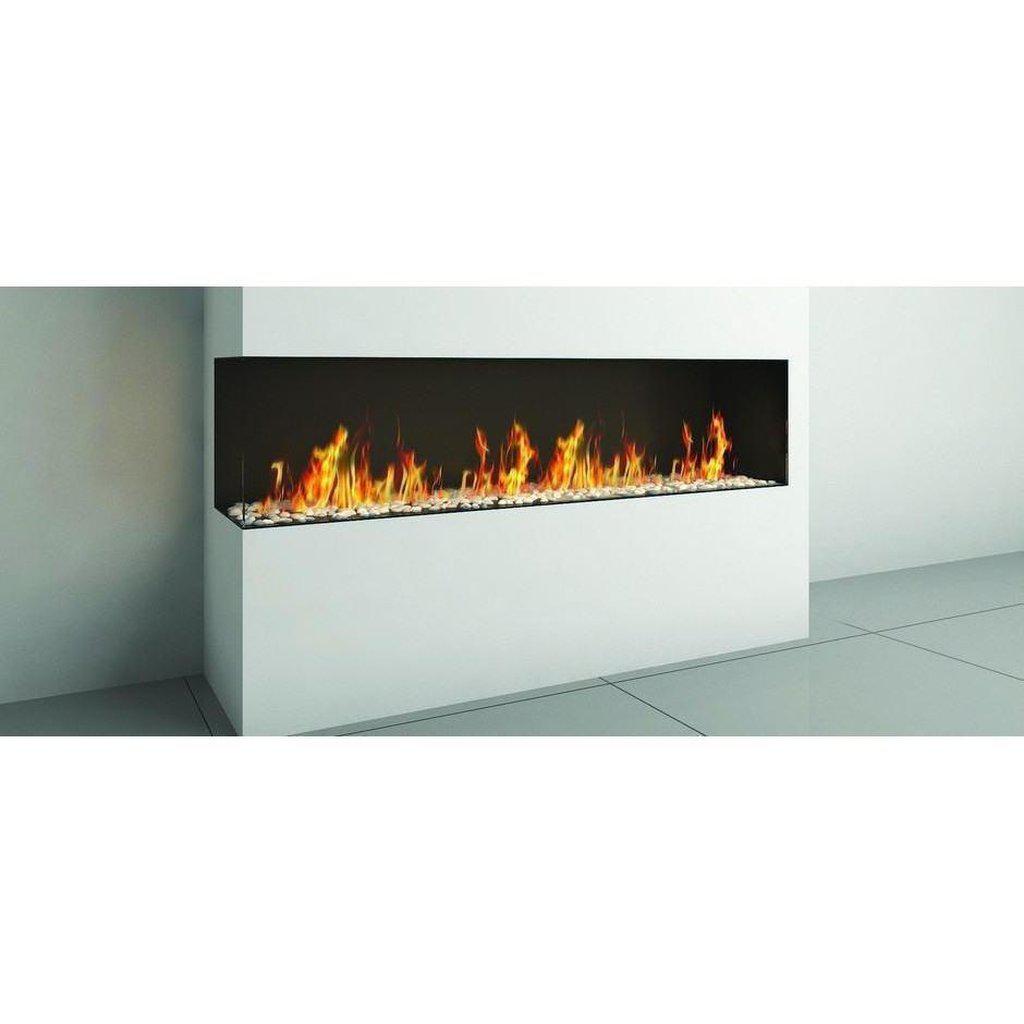 Ortal Corner RS 170 Double Glass Gas Fireplace