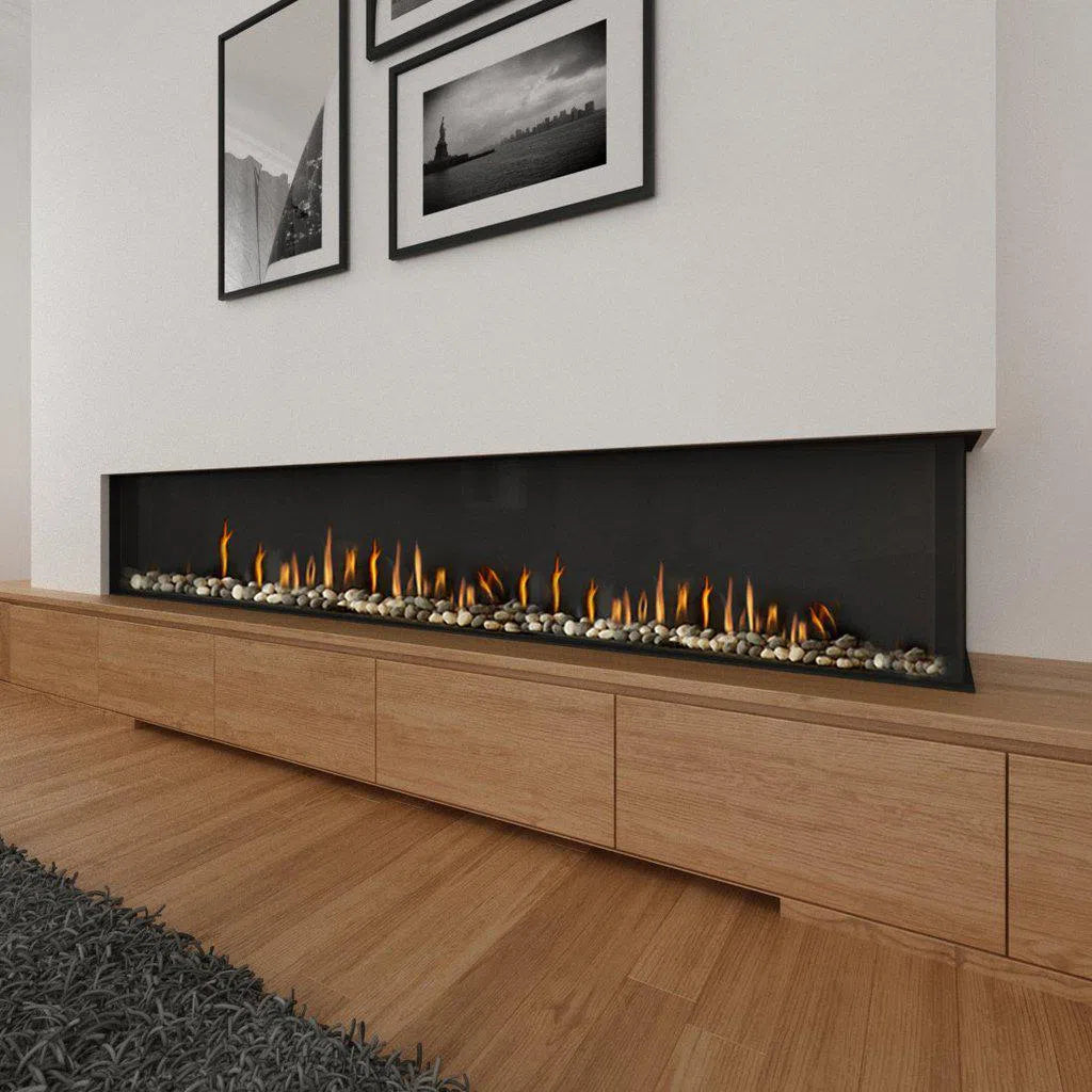 Ortal Corner RS 250 Double Glass Gas Fireplace