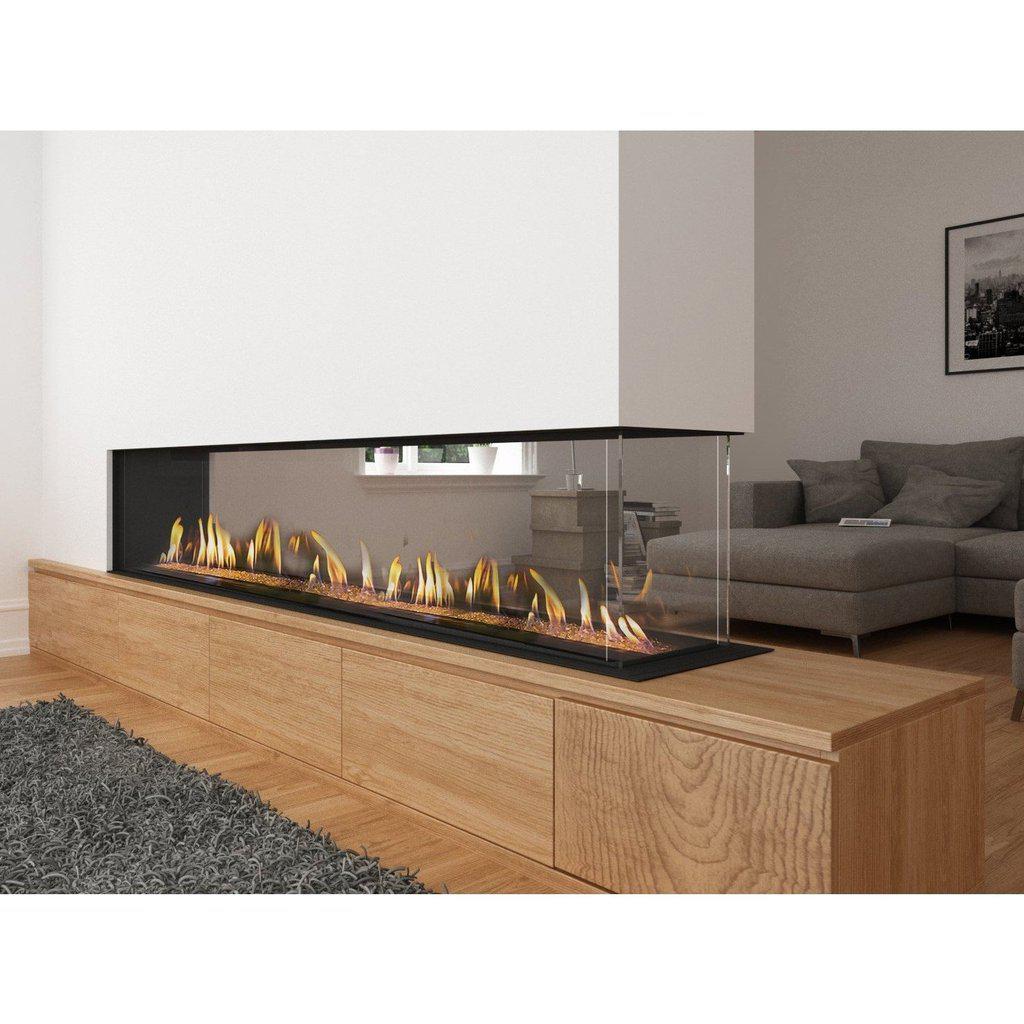 Ortal Space Creator 200 Double Glass Gas Fireplace