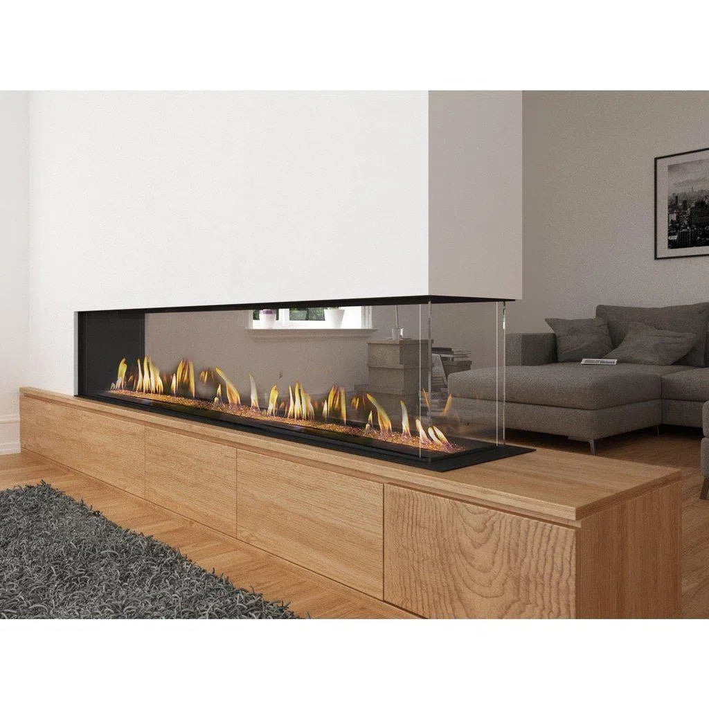 Ortal Space Creator 200 Double Glass Gas Fireplace