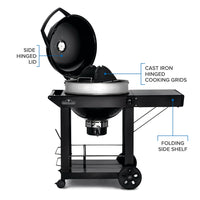 Napoleon PRO22 Charcoal Kettle BBQ Grill with Cart