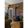 Pacific Energy Alderlea T5 Metallic Black Freestanding Wood Fireplace