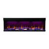 Real Flame Ignite XL Bold 1200 Electric Fireplace with Logs & River Rocks