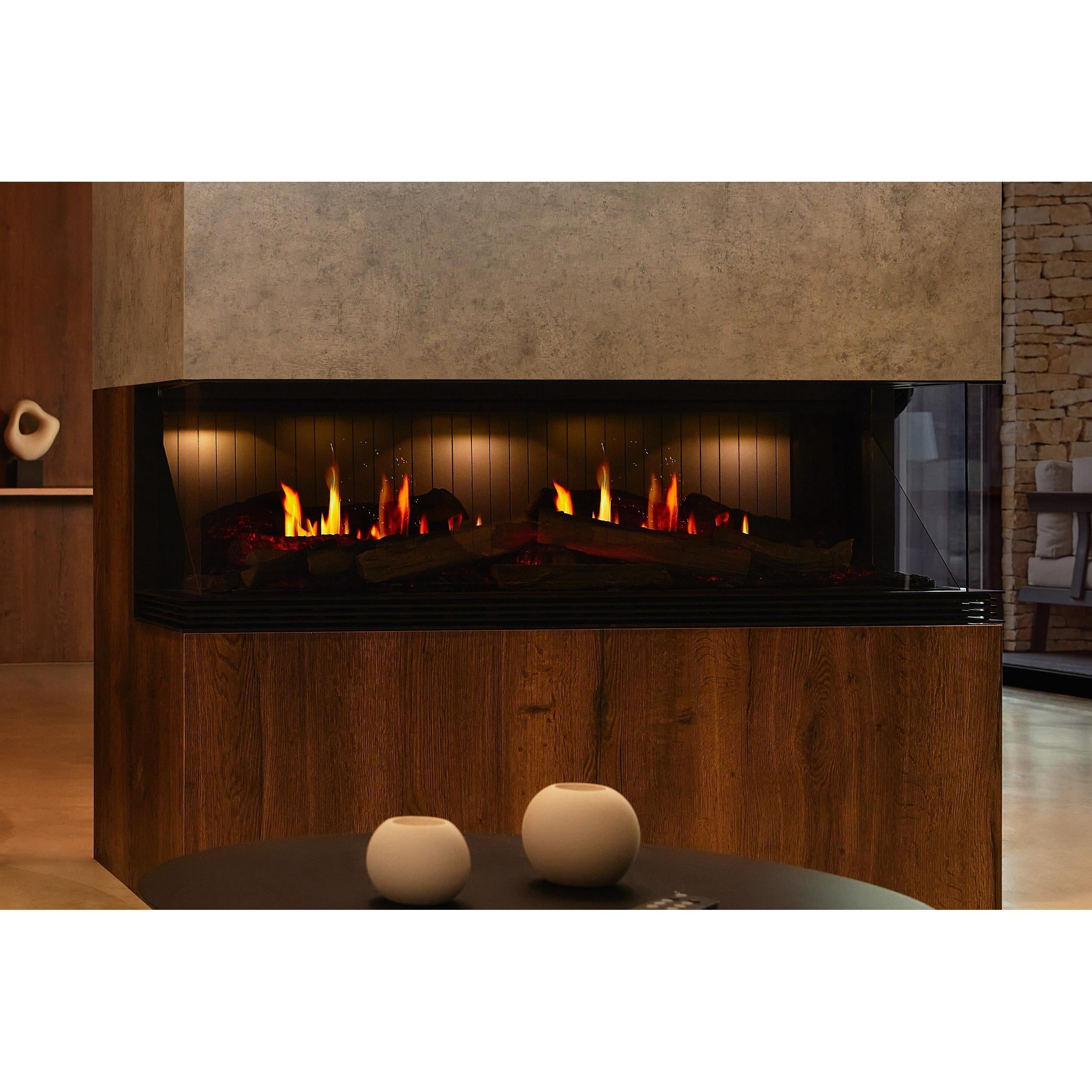 Real Flame Vista 1300 Three Sided Electric Fireplace