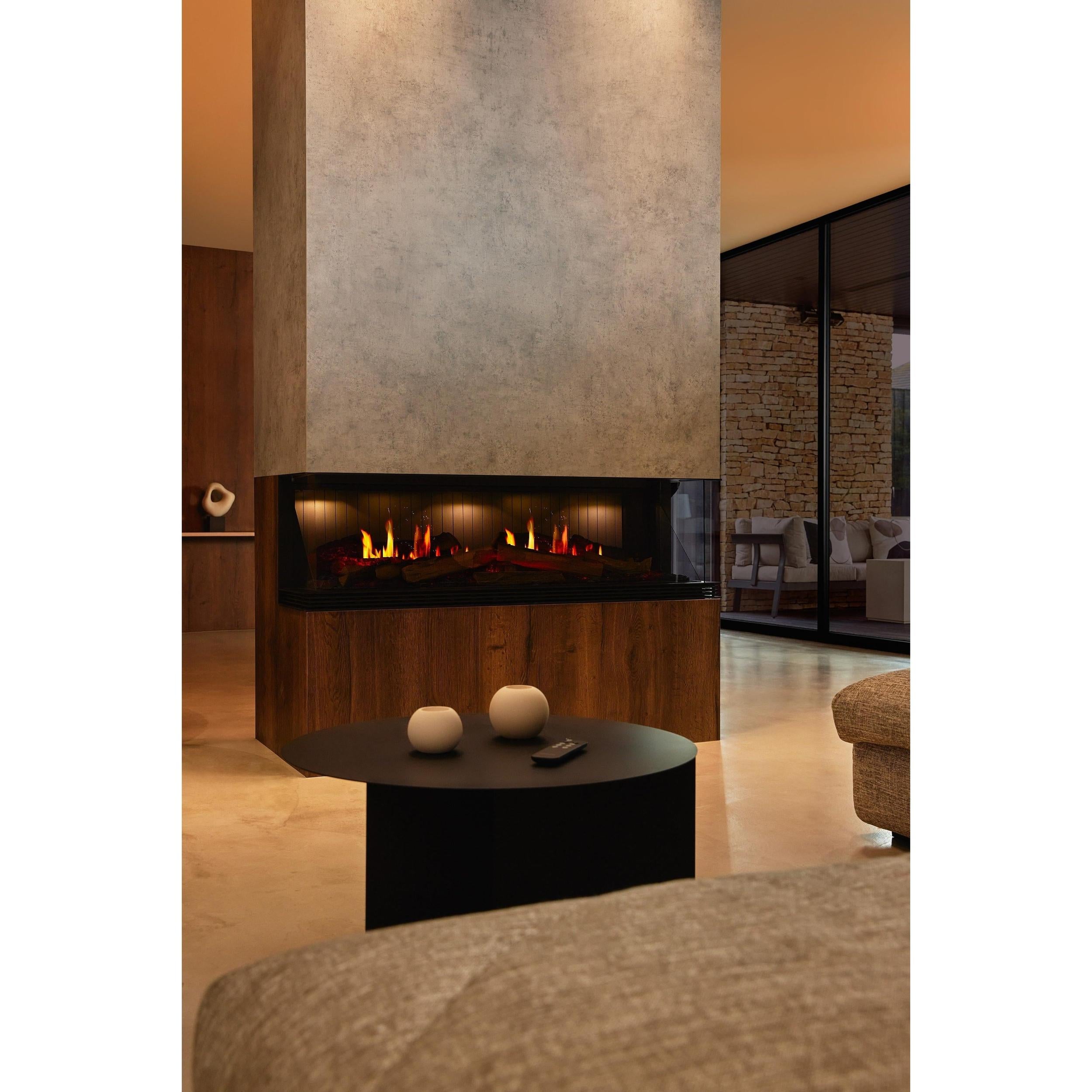 Real Flame Vista 1300 Three Sided Electric Fireplace