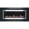 Rinnai 1250 Ceramic Stones Stainless Steel Gas Fireplace