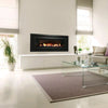 Rinnai 1250 Ceramic Stones Stainless Steel Gas Fireplace