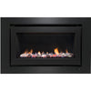 Rinnai 950 Ceramic Stones Black Gas Fireplace