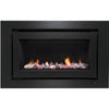 Rinnai 950 Ceramic Stones Black Gas Fireplace