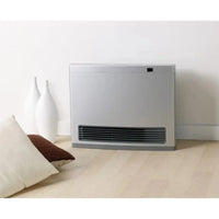 Rinnai Avenger 25 Portable Gas Heater Platinum Silver