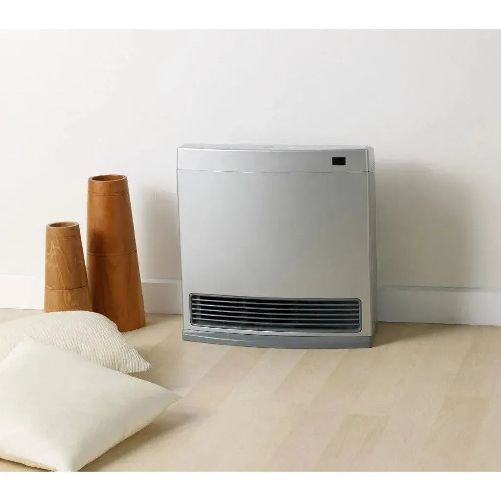 Rinnai Dynamo 15 Portable Gas Heater Platinum Silver