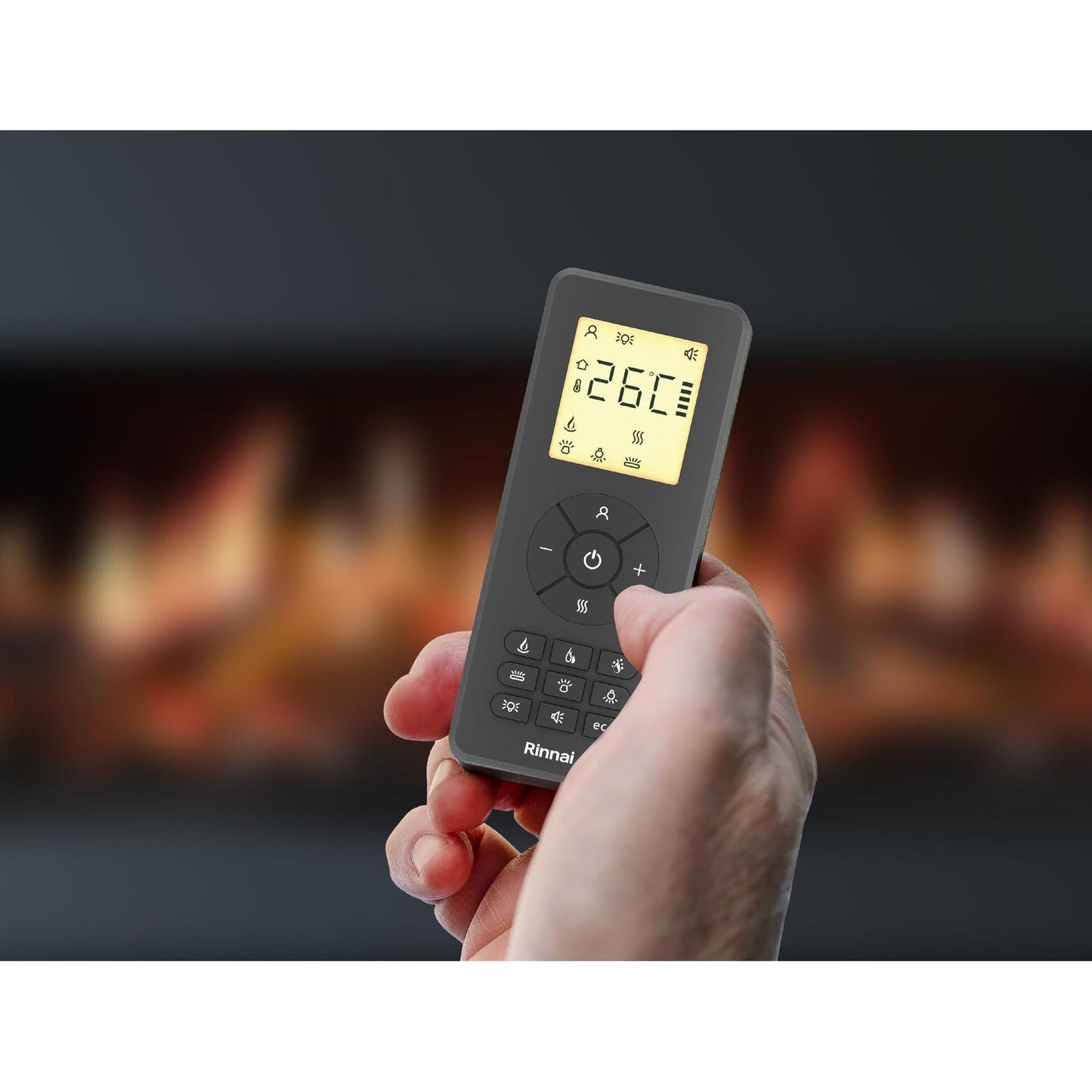 Rinnai EL1500 Luxe Holographic Electric Fireplace
