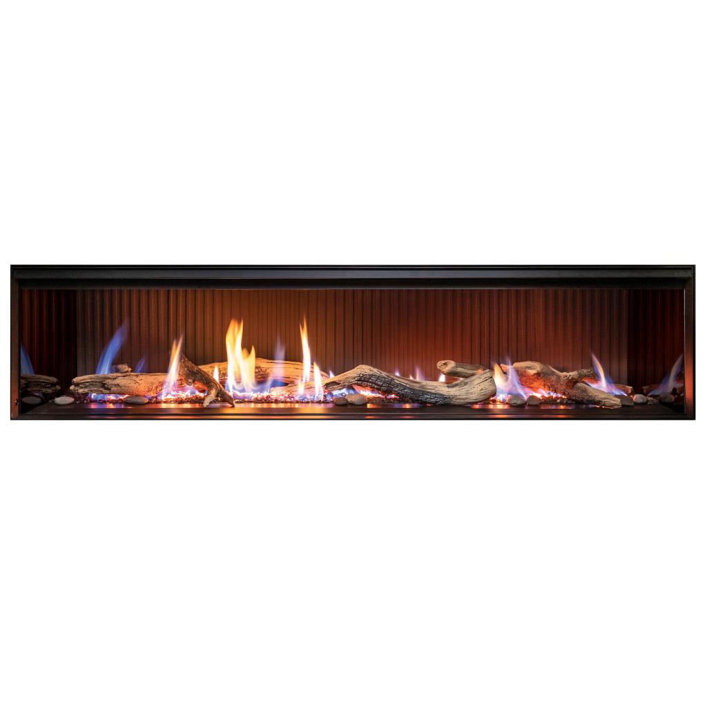 Rinnai LS 1500 Single Sided + Log Set Gas Fireplace