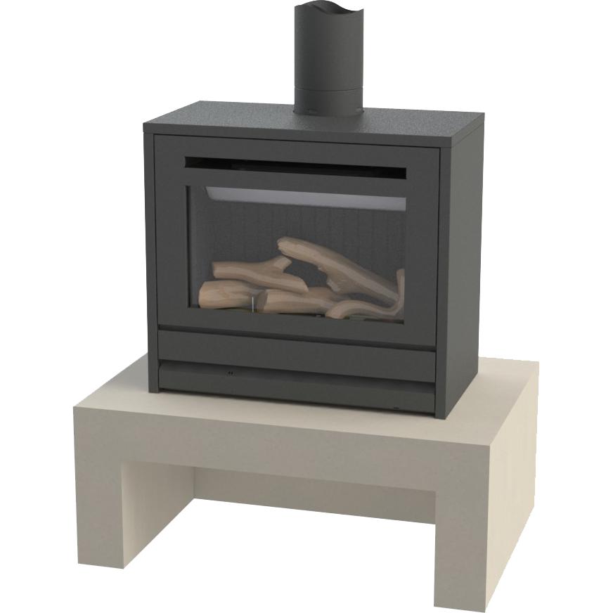 Rinnai SS850 Freestanding Gas Fireplace
