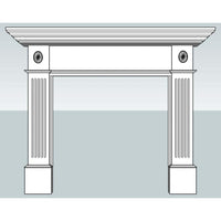 Rosette Mdf Mantle