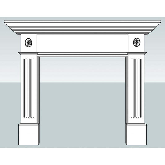 Rosette Mdf Mantle