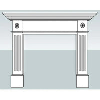 Rosette Mdf Mantle