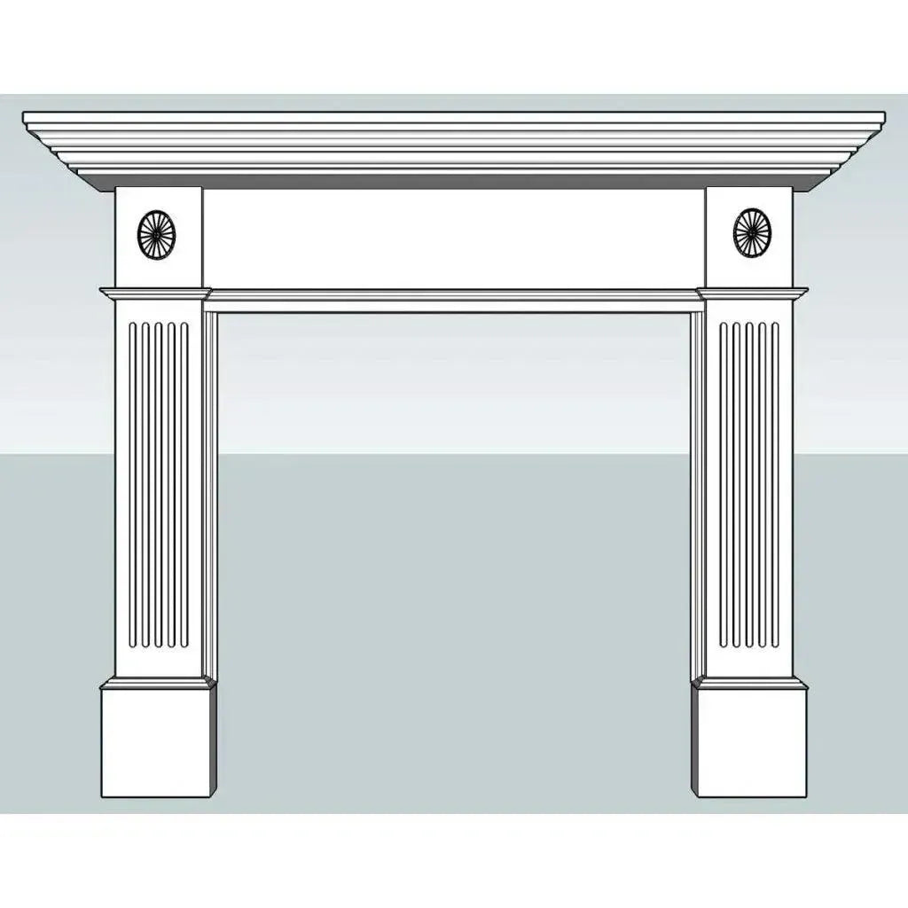 Rosette Mdf Mantle