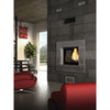 Seguin Europa 7 Wood Fireplace With Black Line Glass & Swing Door