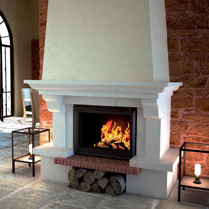 Seguin Super 9 Wood Fireplace With Swing Door