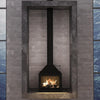 Siena 750 Glass Fronted Free Standing Wood Fireplace