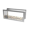 Slimline Double Sided Ethanol Firebox 1350 With Stainless Steel Fascia