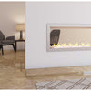 Slimline Double Sided Ethanol Firebox 1650 With Stainless Steel Fascia