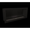 Load image into Gallery viewer, Slimline Ethanol Firebox 1350 With Black Powder Coated Fascia