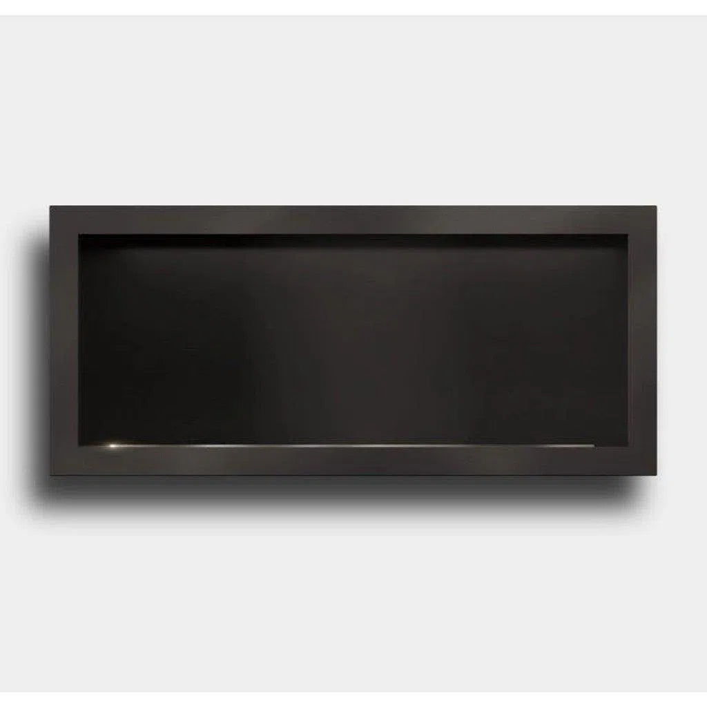 Slimline Ethanol Firebox 1350 With Black Powder Coated Fascia