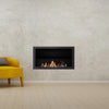 Load image into Gallery viewer, Slimline Ethanol Firebox 1650 With Black Powder Coated Fascia