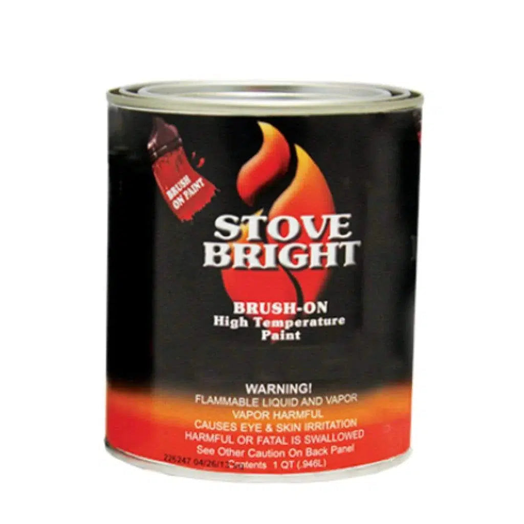 Stove Bright High Temp Coating Brush On 1 Litre Metallic Black