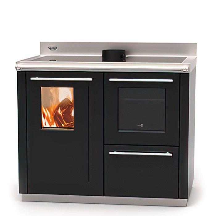 Thermorossi Bosky F30 Square Wood Burning Cooker (Hydronic)