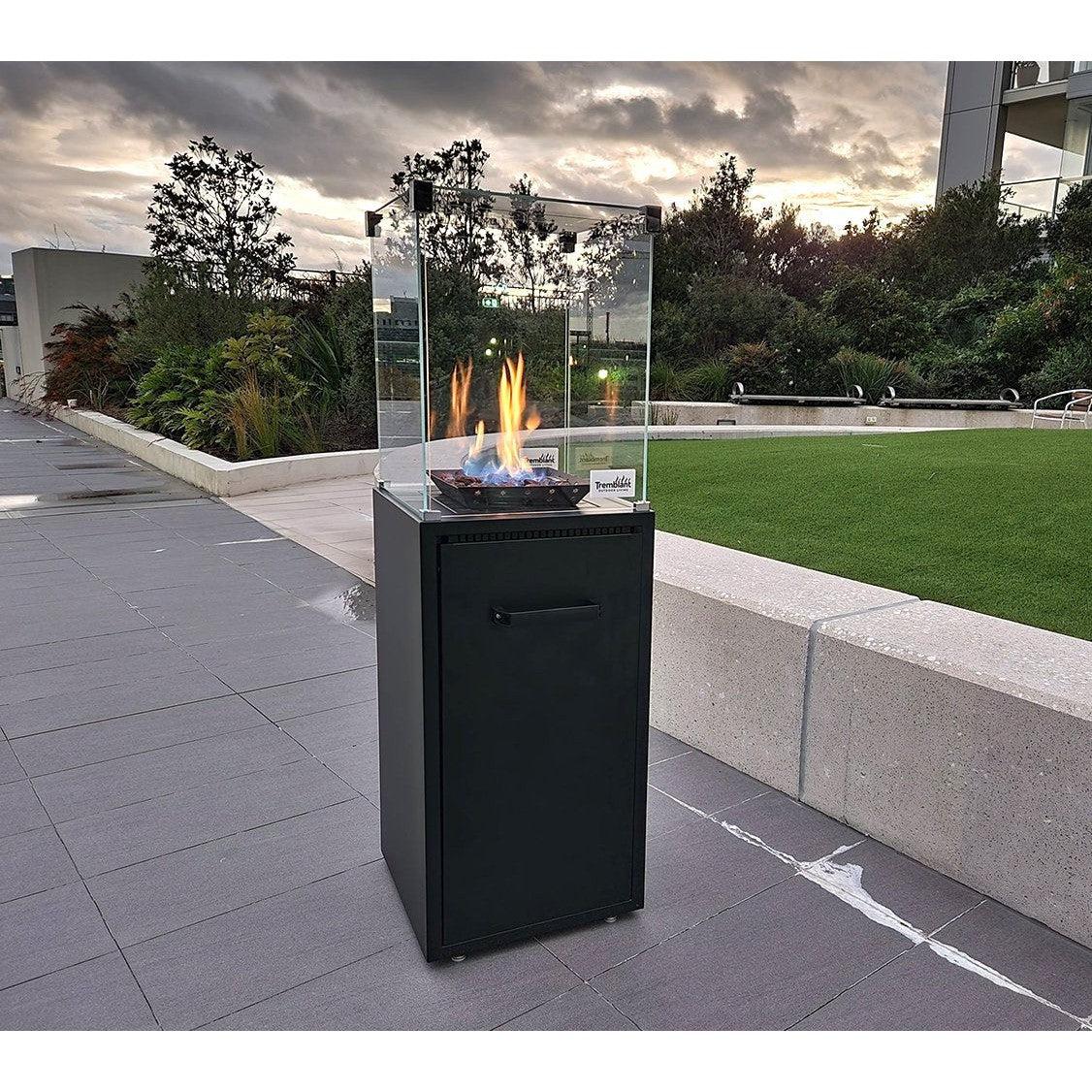 Tremblant Black Como Gas Outdoor Heater (LPG)