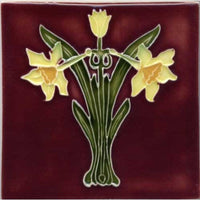 V4C Tubeline Fireplace Feature Tile 150x150x9mm