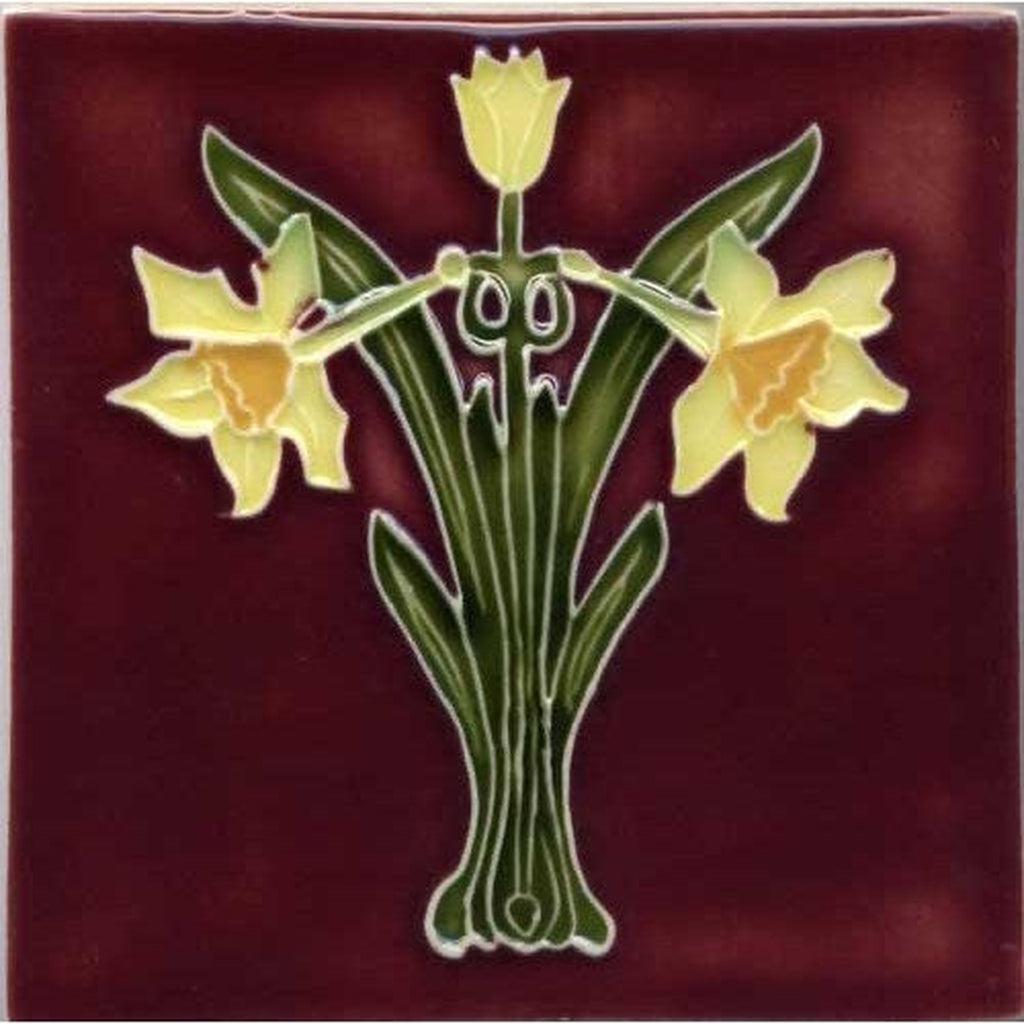 V4C Tubeline Fireplace Feature Tile 150x150x9mm