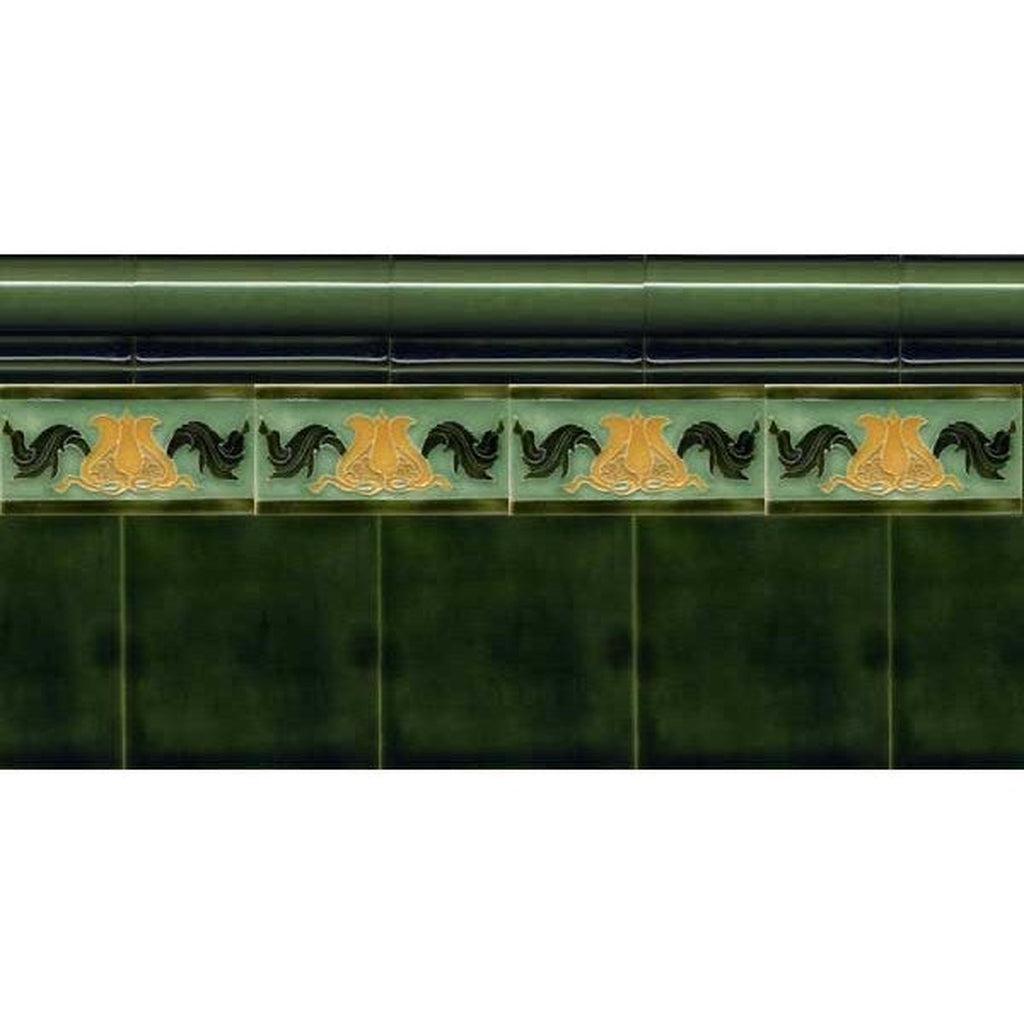 V76B Tubeline Fireplace Feature Tile 150x75x9mm