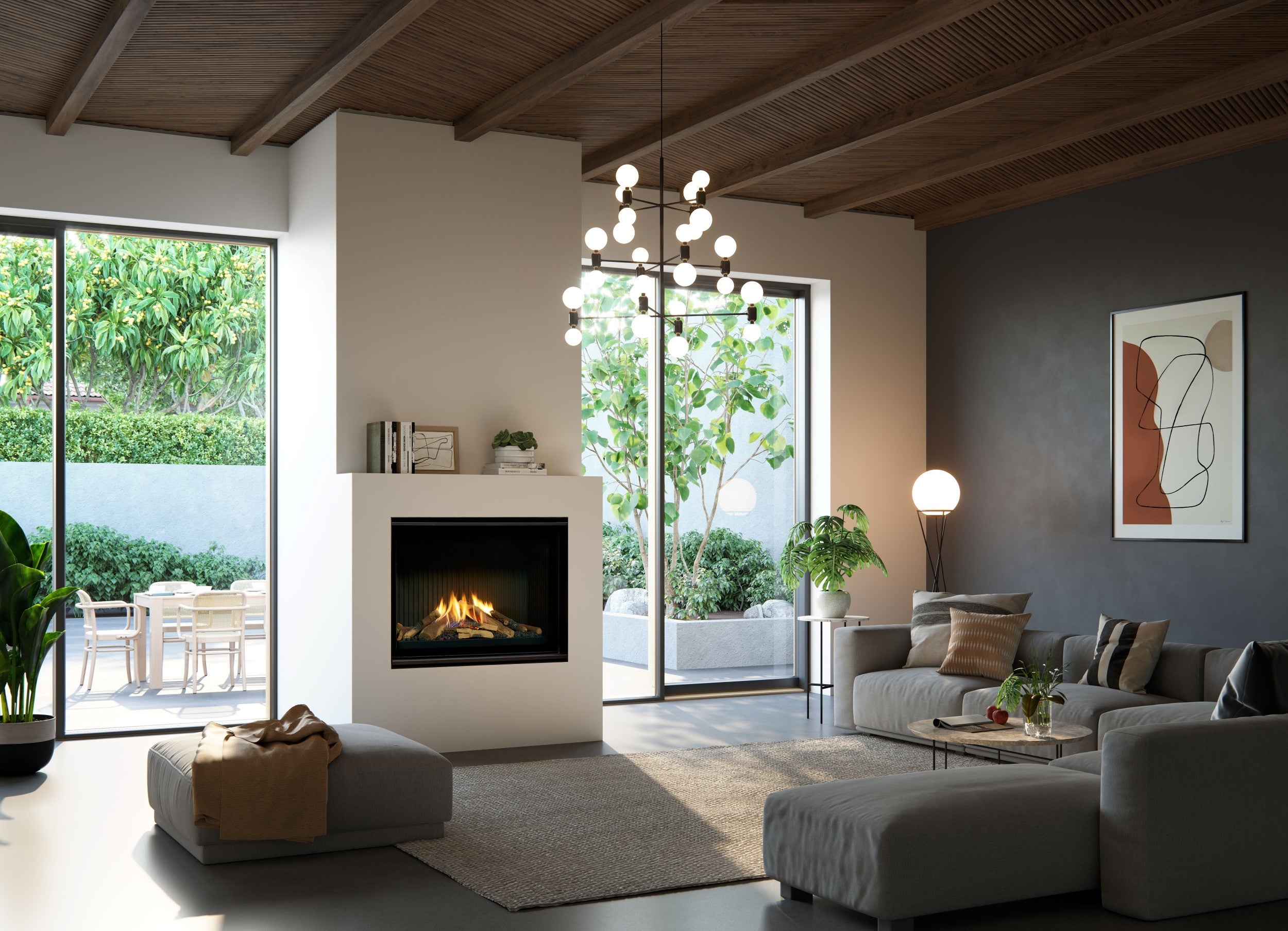 Real Flame Vektor 1100 Gas Fireplace