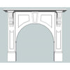 Victorian Arched Mdf Mantle
