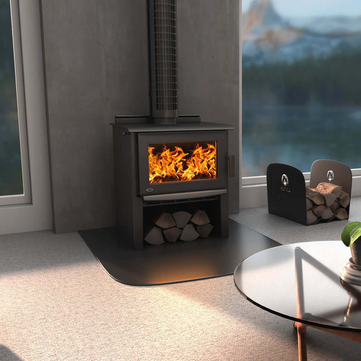 Yunca Monte Eco Wood Fireplace