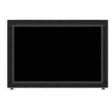 ADF Clare 60/60 VT LS Standard Box With Black Glass Door