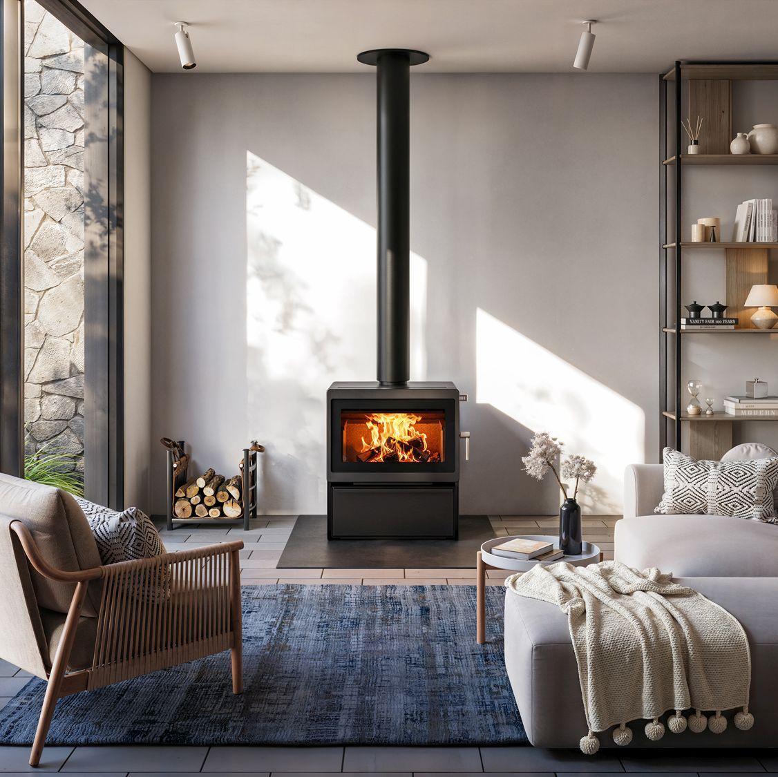 Blaze Z3 Ash Wood Fireplace – Luxe Fireplaces
