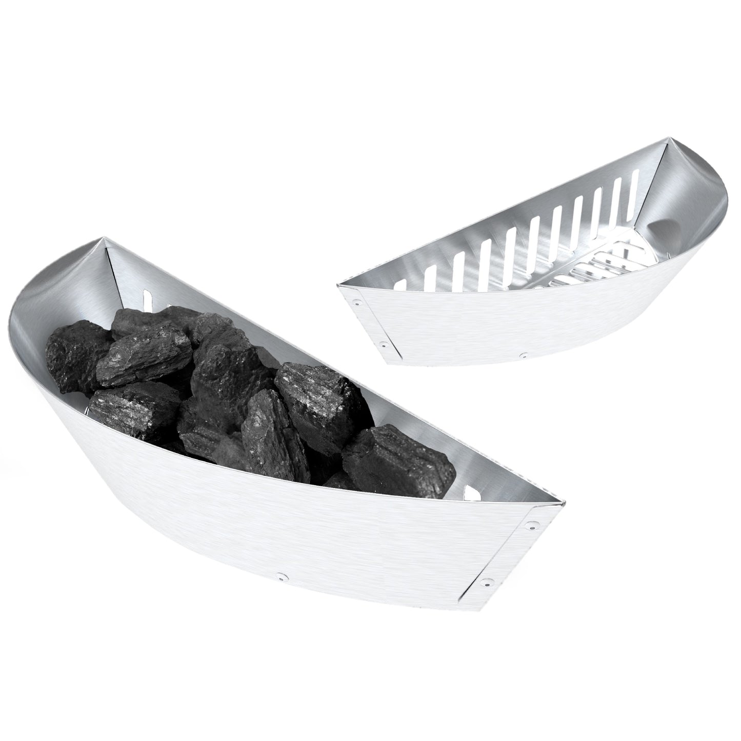 Broil King Stainless Steel Two Piece Charcoal Basket