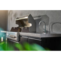 Crossray 4 Burner Gas Outdoor Kitchen Grey Bench