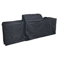 Crossray Cover for the 4 Burner Gas Outdoor Kitchen Black & White