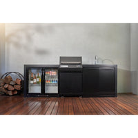 Crossray eXtreme Electric Outdoor Kitchen Black Bench