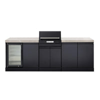 Crossray eXtreme Electric Outdoor Kitchen Grey Bench