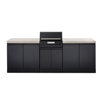 Crossray eXtreme Electric Outdoor Kitchen Grey Bench