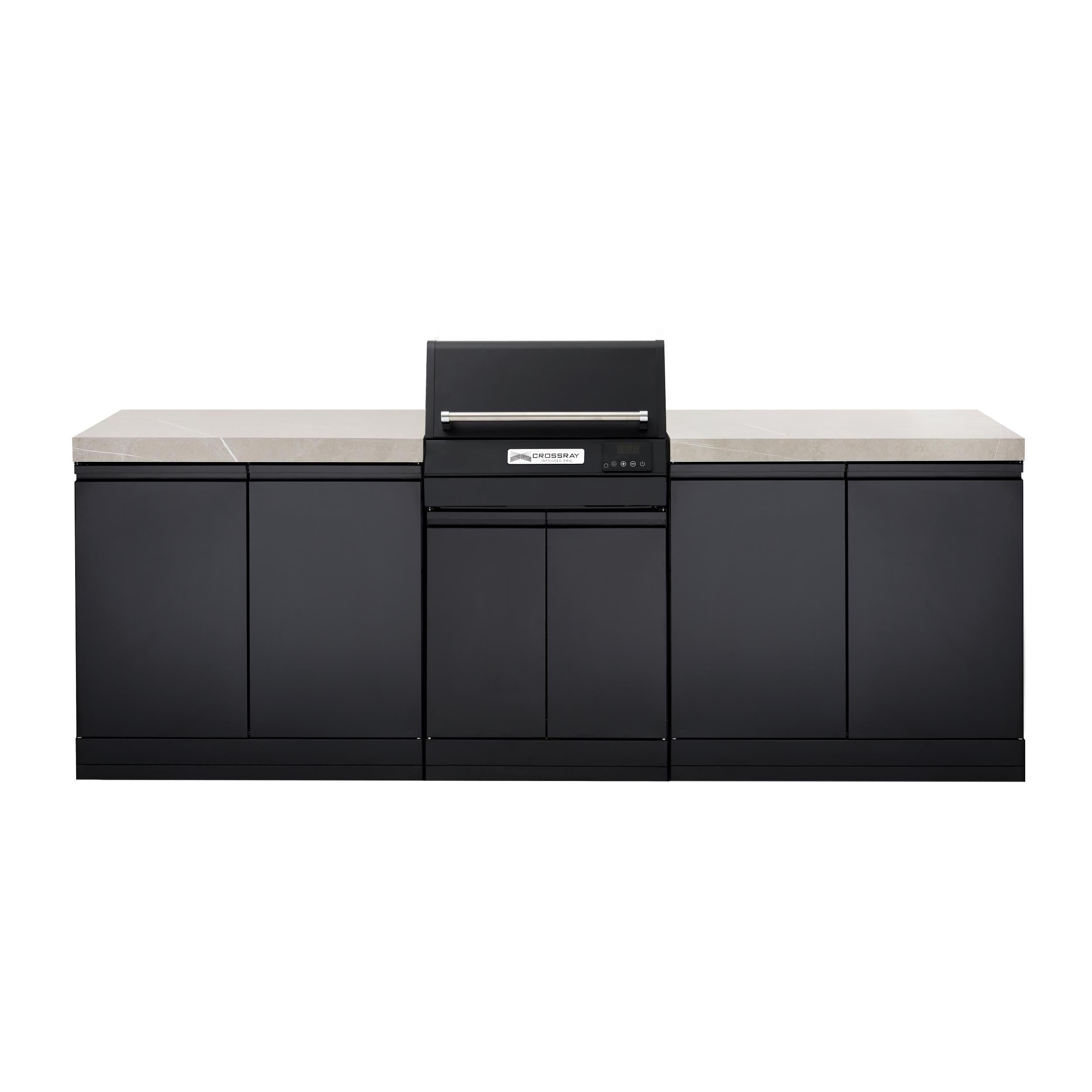 Crossray eXtreme Electric Outdoor Kitchen Grey Bench