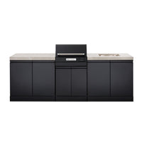 Crossray eXtreme Electric Outdoor Kitchen Grey Bench