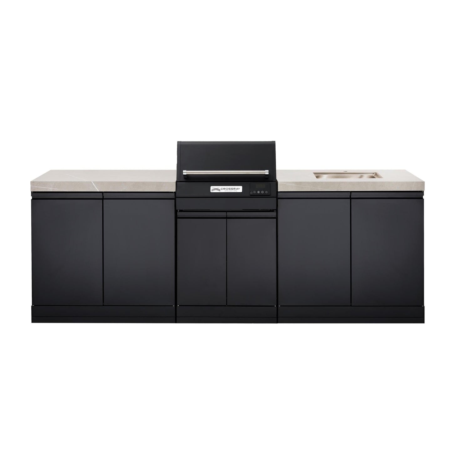 Crossray eXtreme Electric Outdoor Kitchen Grey Bench